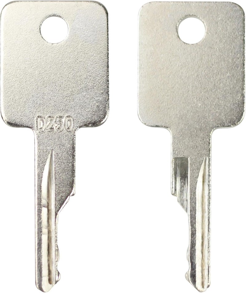 gradora 6693241 6PCS Ignition Keys Replacement for Bo-bcat TER-ex GRO-ve JL-G Br-oce Ditch Witch Heavy Equipment 307852A1 6709527 714602 A77313 D250 - Image 4